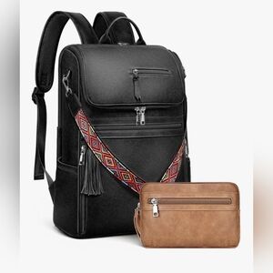 Sytrah  Laptop Travel Backpack w/ Accessories Bag